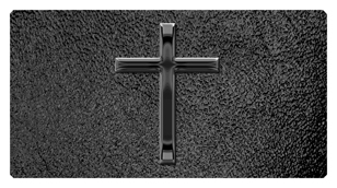DSC700 510 BK SH BK Black Single Cross Shimmer Black Background